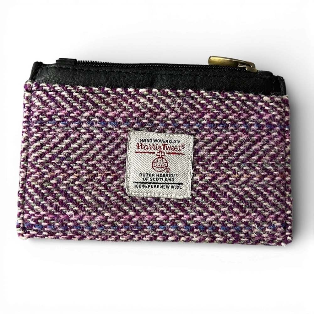 HARRIS TWEED DAS IMPEX HIBISCUS LADIES COIN PURSE